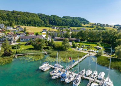 Mit Seezugang am Mattsee: 3-Zimmer Gartenwohnung mit Terrasse