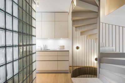 Neubau: Mittelhaus mit modernem Design am Starnberger See