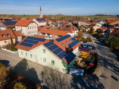 Erstbezug zur Miete: 
3-Zimmer-Erdgeschosswohnung 
in Tengling am Waginger See