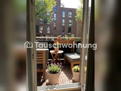 Tauschwohnung: Biete moderne 2-Zimmer Wohnung mit Balkon / Suche 3 Zimmer