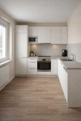 2 Zimmer Wohnung Einbauküche Dusche saniert