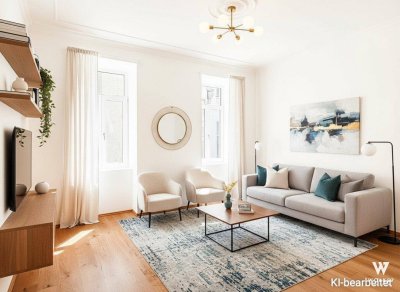 Altbauklassiker im sanierten Zustand - Top-Lage im Cottageviertel I Nähe Aumannplatz I Fußbodenheizung