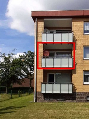 nette 2-Zimmer-Wohnung mit Balkon und Stellplatz in Zeven