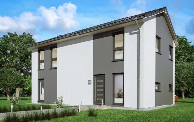„ScanHaus Satteldach Stadtvilla: Architektur, die begeistert!“