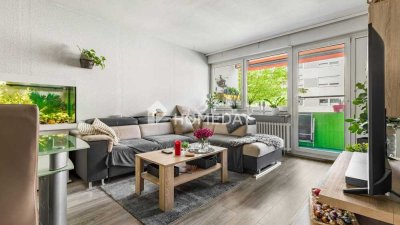 Charmante 3-Zimmer-Wohnung mit Loggia in ruhiger Lage