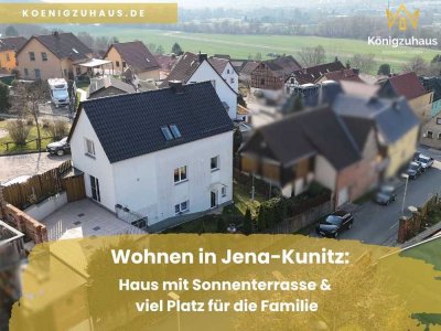 Wohnen in Jena-Kunitz: Haus mit Sonnenterrasse & viel Platz für die Familie