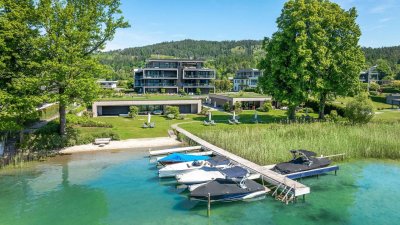 Sonnenverwöhntes Seeapartment mit Blick über den Wörthersee