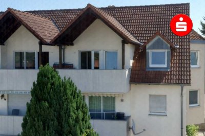 Schöne, sonnige 3 Zi.Dachgeschosswohnung mit 2 Balkonen