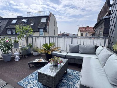 Freundliche 3-Zimmer-Wohnung mit Terrasse in Offenbach am Main