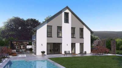Einfamilienhaus mit höchstem Wohnkomfort auf drei Etagen mit traumhaftem Ausblick - Bezug 2026