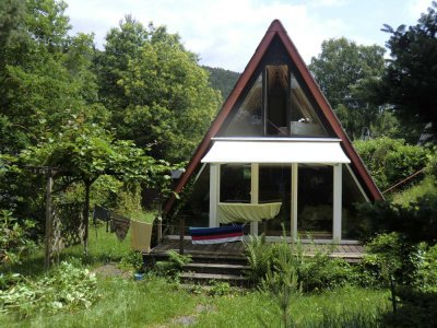 Ökologisch saniertes Ferienhaus direkt am Wald in der Südpfalz, gehobene Ausstattung