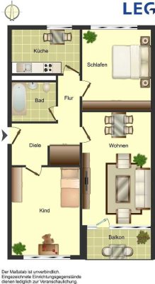 Demnächst frei! 3-Zimmer-Wohnung in Ratingen West