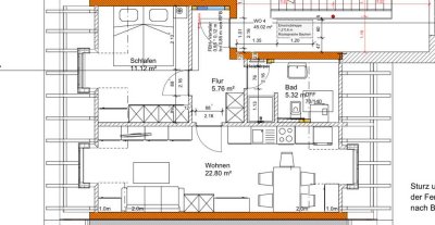 Schöne DG Wohnung mit Einbauküche in Massenhausen