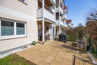 Hochwertige Gartenwohnung mit Eckhaus-Charakter