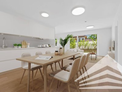 Sonnige Gartenwohnung mit 3 Zimmer in Traumlage am Auberg