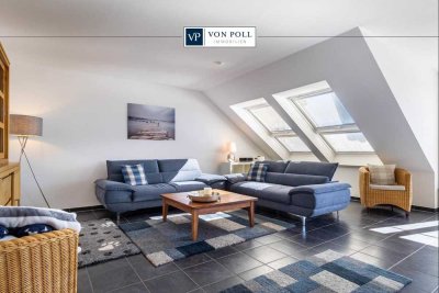 Wohnkomfort auf zwei Ebenen – Stilvolle Wohnung mit Weitblick