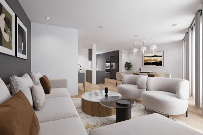 Neubau: Exklusive 3-Zimmer-Wohnung in
modernem Design