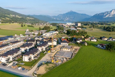 BAUSTART ERFOLGT! Mondsee - Moderne 3-Zimmer Wohnung mit Balkon, Garage und Lift - BAURECHTOBJEKT - PROVISIONSFREI