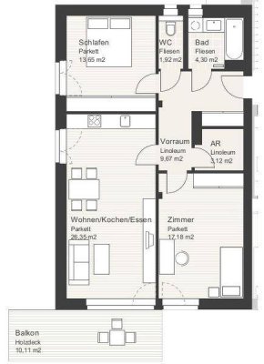 3-Zimmer-Wohnung in Deutschlandsberg, Schulgasse 38