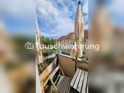 Tauschwohnung: schöne 3Raum-Wohnung mit Dielenfußboden, Balkon und Badewanne