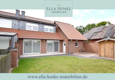 Moderne, gepflegte Doppelhaushälfte mit Garage in idyllischer Feldrandlage...