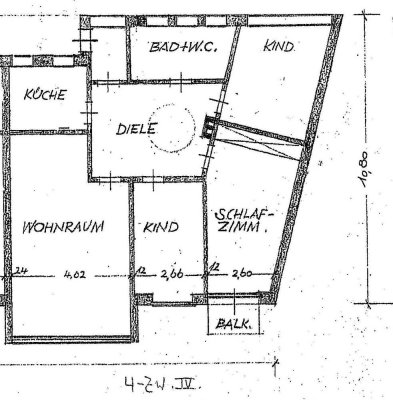 Helle 4,5-Zimmer-Wohnung mit Balkon im 2. OG in Braunschweig Innenstadt