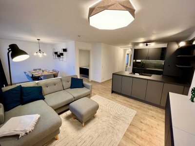 Moderne, möblierte 3-Zimmer Wohnung mit Tiefgarage in Ditzingen