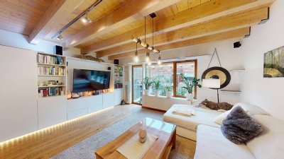 Hochwertiges Holz-Reihenhaus mit Dachterrasse in absoluter Ruhelage – Telfs