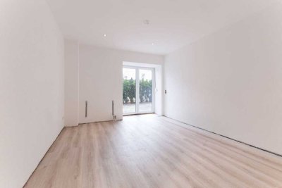 Kernsanierte 3-Zimmer-Erdgeschosswohnung in neuwertigem Zustand