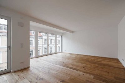 Wohnen auf über 100 m² in Zentrum-Süd - Tageslichtbad - Balkon - Erstbezug
