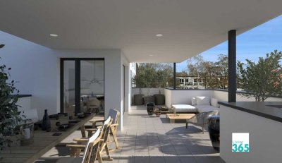 4,5-Zimmer-Neubau-Wohnung mit großer Sonnenterrasse I 1.OG mit Aufzug I Ostfildern-Ruit