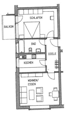 * Erdgeschosswohnung mit Potenzial – ideal für Handwerker oder Kapitalanleger *