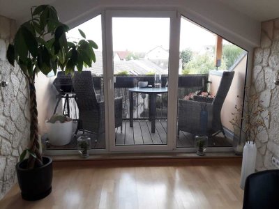 Dachgeschosswohnung mit Balkon in zentraler Lage von Schwetzingen