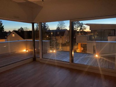 TOP 2 Zi, 76qm, Terrassen Wohnung, Parkett, elektrische Jalousien , TG Platz, Neubau von 2021