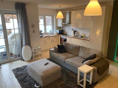Moderne 2-Zi.-Maisonette-Wohnung mit offener Küche und Balkon