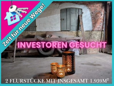 °°CHANCE FÜR ENTWICKLER: Zweifamilienhaus (Sanierung oder Abriss) mit insgesamt 1.939m² Grundstück°°