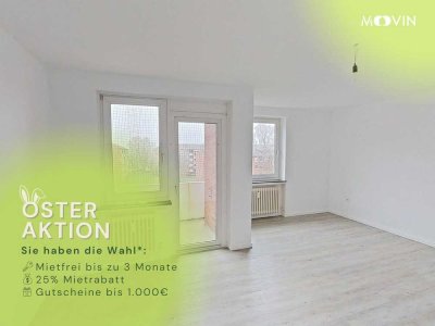 ++ WOHNEN MIT CHARME: Renovierte 3-Zimmer-Wohnung mit Balkon und Tageslichtbad ++