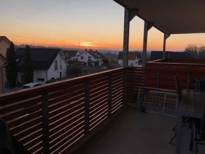 3-Zimmer-Wohnung in Benningen mit schönem Weitblick