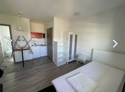 Möbillierte 1-Zimmer-Wohnung mit Balkon in Heilbronn