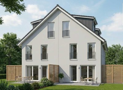 Neubau Doppelhaushälfte mit festem Baubeginn und freier Planung mit schönem Süd-Westgarten
