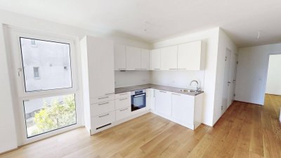 floé 225 - attraktive 2-Zimmer-Wohnung in Ruhelage mit Balkon und Garten