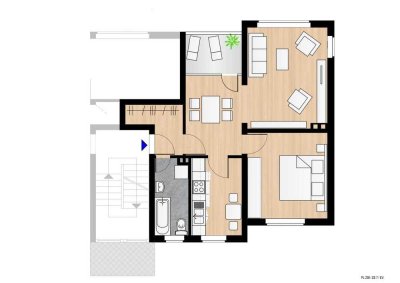 2,5-Zimmer Wohnung im grünen Zinkhüttenpark in Duisburg Hamborn