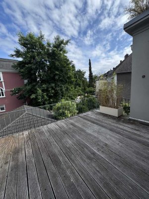 Ansprechende Wohnung mit Dachterrasse im Bismarckviertel