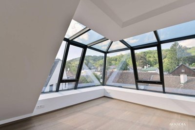 ZUR SCHÖNEN AGNES – Erstbezug: Großzügige 4-Zimmer-Dachgeschoss-Maisonette mit zwei Terrassen in Sievering // PROVISIONSFREI