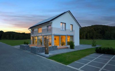 Null-Energie-Kosten-Einfamilienhaus auf schönem Grundstück