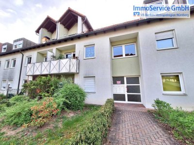Vermietete 1-Zimmer-Wohnung mit Balkon und TG-Stellplatz in Erlangen-Bruck!