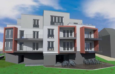 Neubau Erstbezug: Elegante 4-Zimmer Wohnung mit 2 Balkonen in Schwand / Eigenes Heim