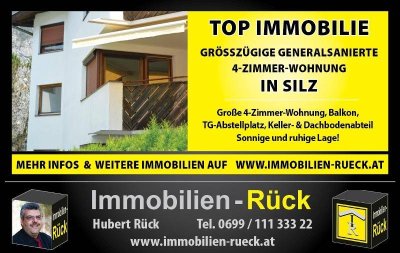 *** ANLAGEOBJEKT *** - *** 4-ZIMMER-WOHNUNG MIT ZUBEHÖR IN SILZ ! ***