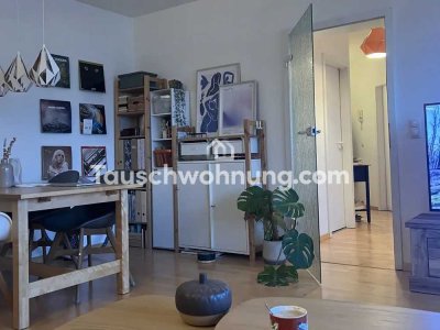 Tauschwohnung: Gemütliche helle Maisonette-Wohnung mit Balkon