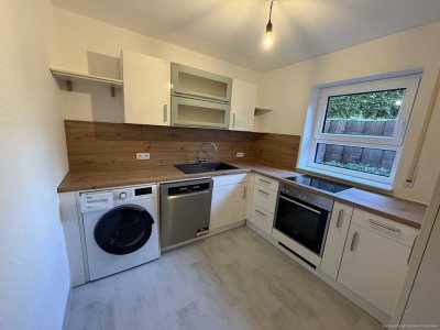 Neuwertige 60 m² Souterrain Wohnung in Aisch, KFZ- Stellplätze, Gartenanteil,  perfekt für Junggesel